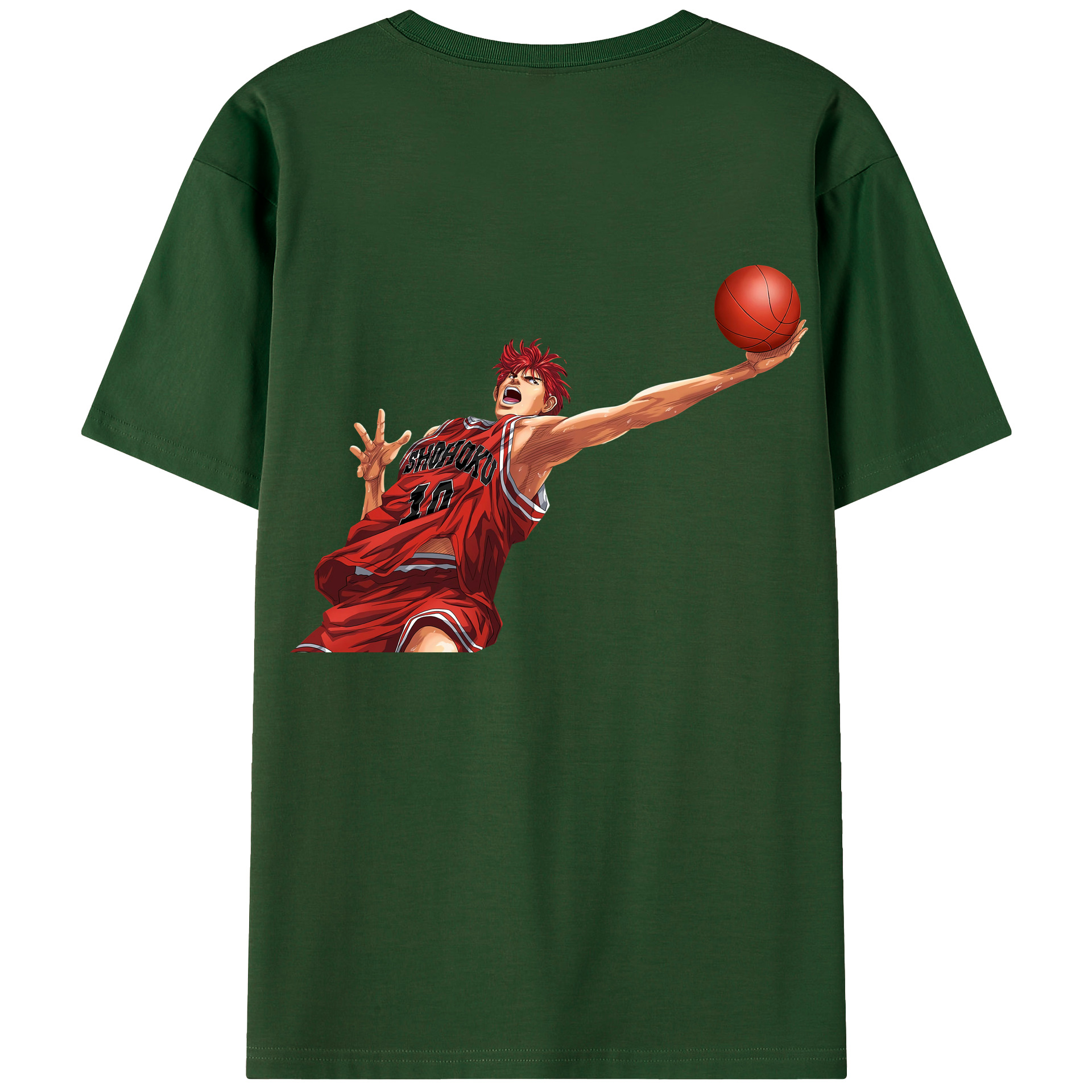 SLAM DUNK／スラムダンク 綿100％半袖Tシャツ（背面プリント）
